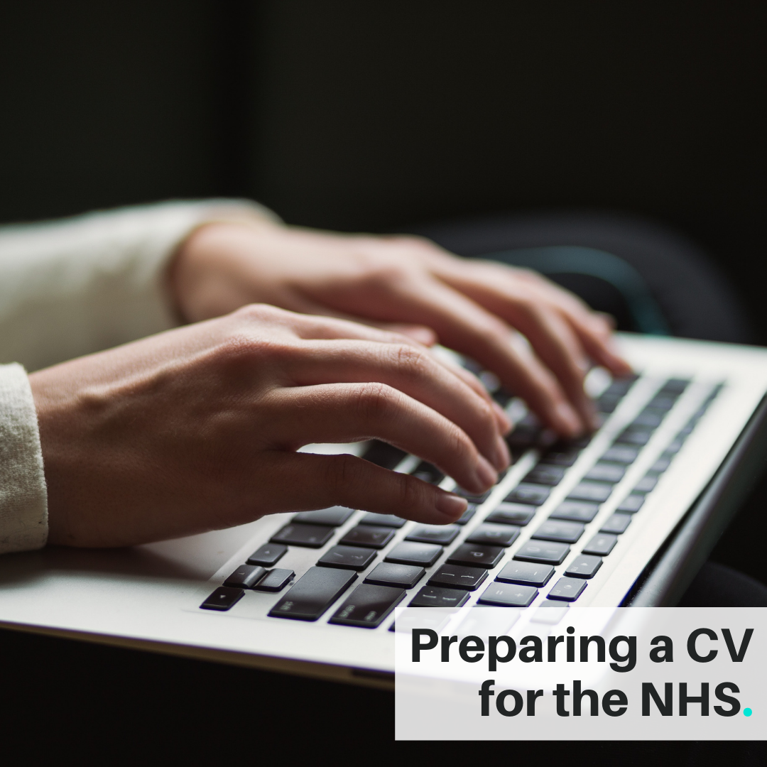 Preparing a CV for the NHS